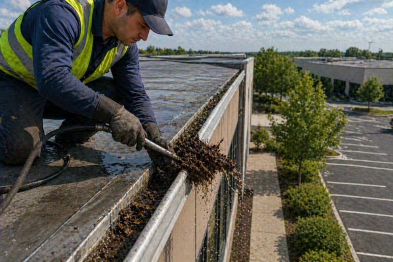 Church Gutter Cleaning in Roseville, CA