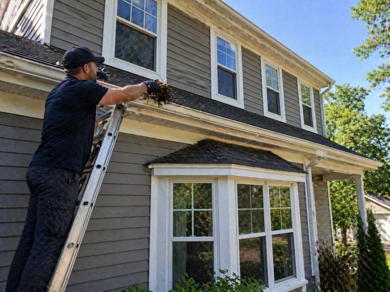Clogged Gutter Clearing in Richmond, VA
