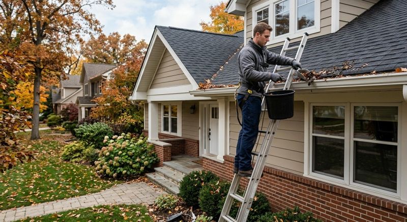 Clogged Gutter Clearing in Rochester, NY