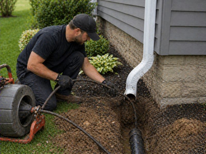 Gutter Downspout Unclogging in Bergen County, NJ