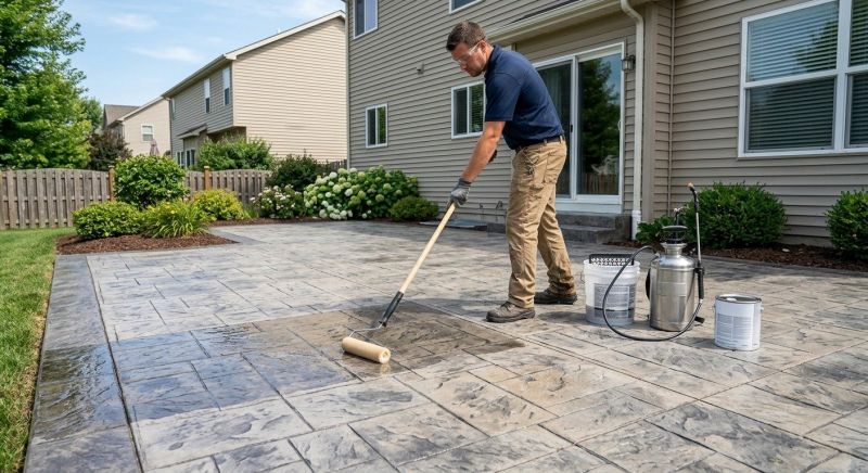 Porch Concrete Sealing in Seattle, WA