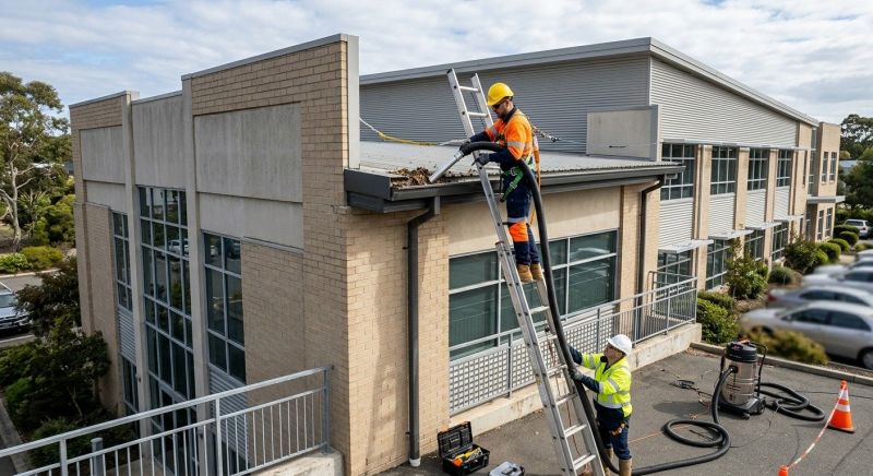 Business Gutter Cleaning in Roseville, CA